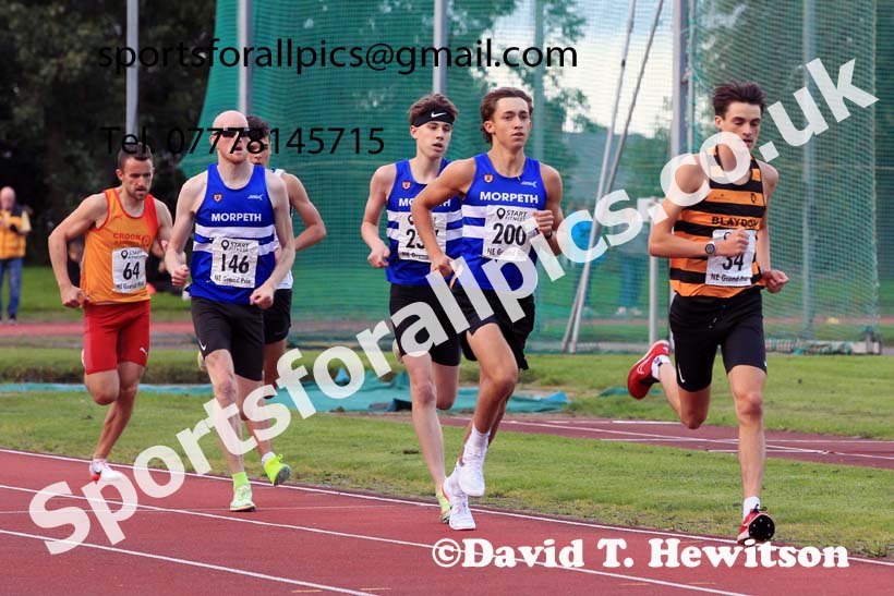 800 metres, 2023 NEGP 6 Monkton.  Photo: David T. Hewitson/Sports for All Pics